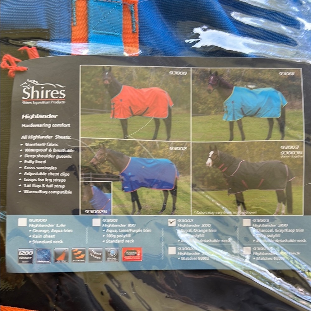 Shires Highlander Plus 200g Turnout Blanket - Picture 9 of 9